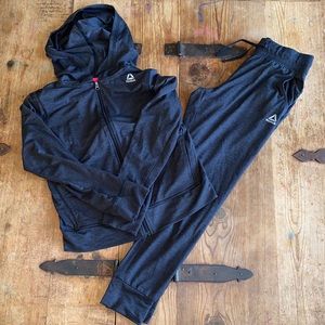 Girls Reebok warm up suit